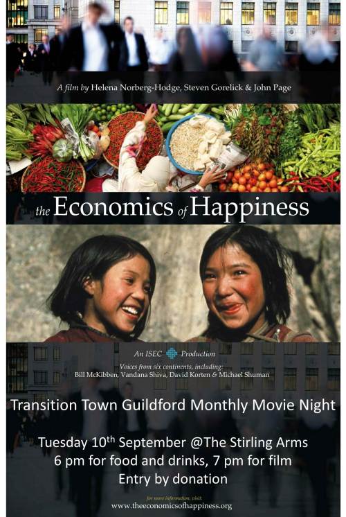 Economics of Happiness Poster